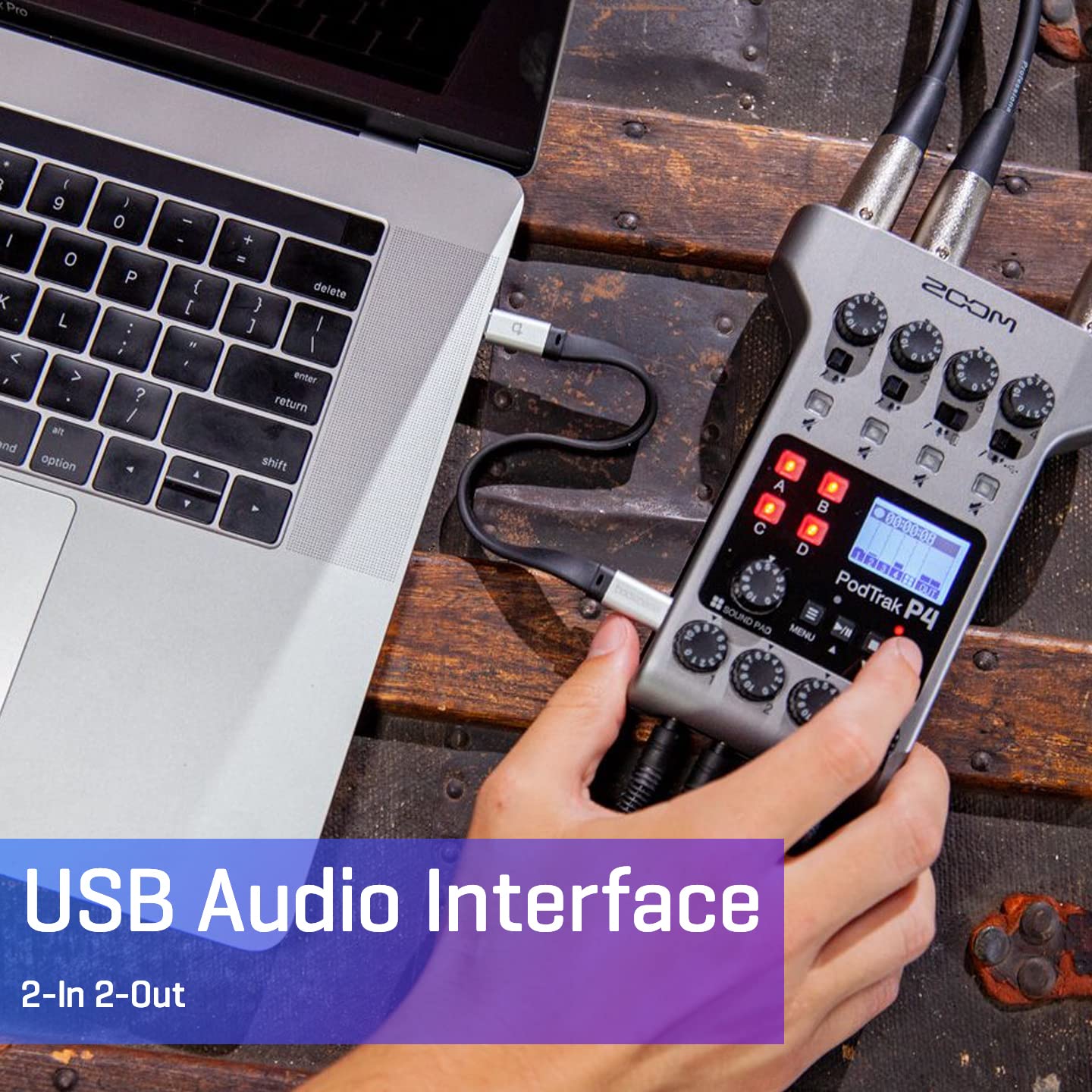 Foto 5 pulgar | Grabador De Podcasts Zoom Podtrak P4 Battery 4 Mic 4 Auriculares - Venta Internacional.