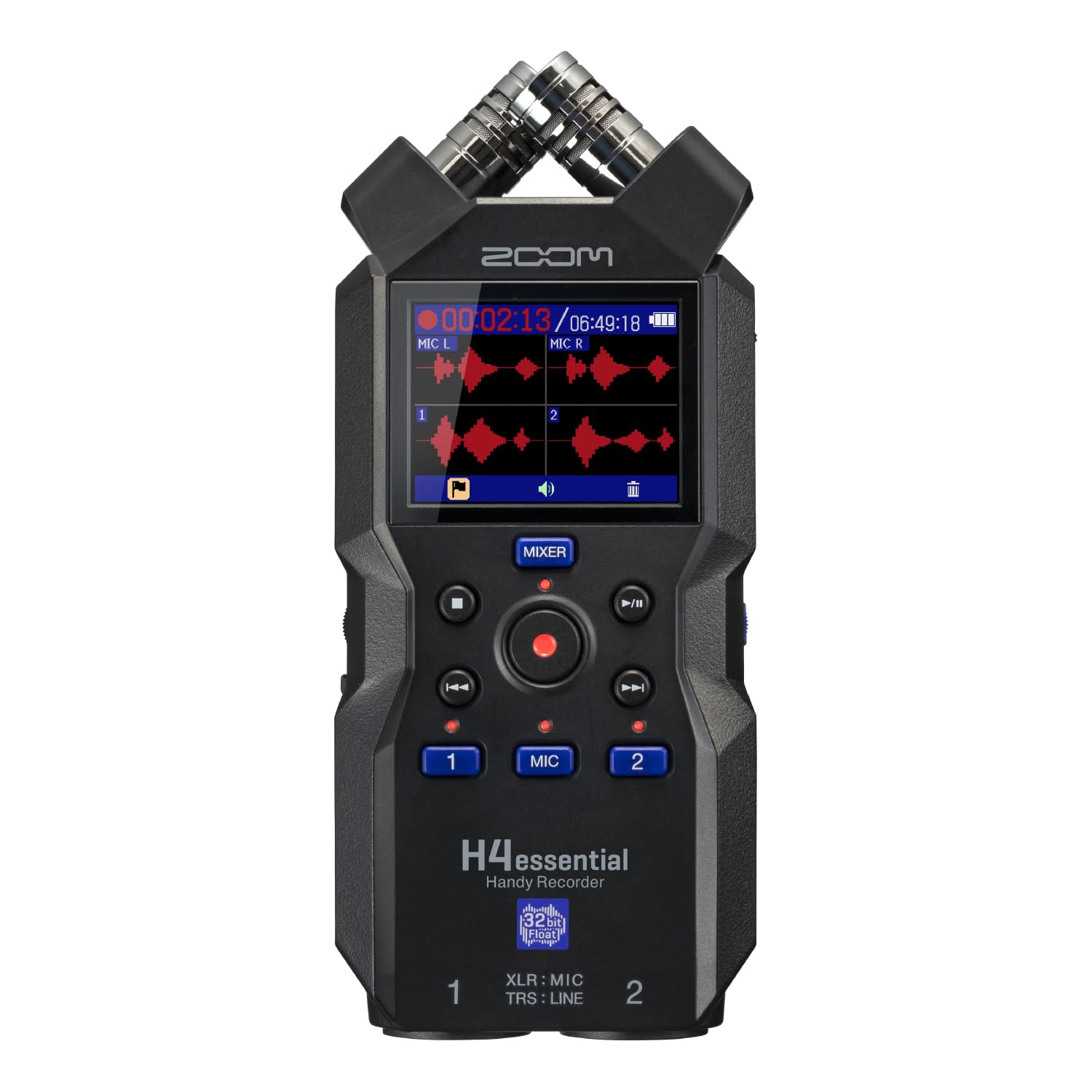 Handy Recorder Zoom H4essential De 4 Pistas Con 32 Bits Flotantes - Venta Internacional.