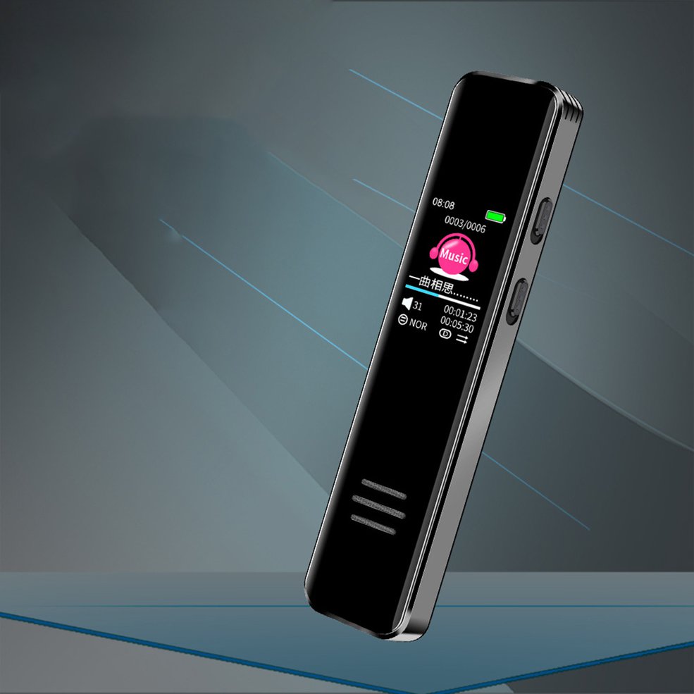 Foto 4 | Grabador De Voz Digital Inteligente Y Reproductor Mp3 Con Micrófono Dual - Venta Internacional.
