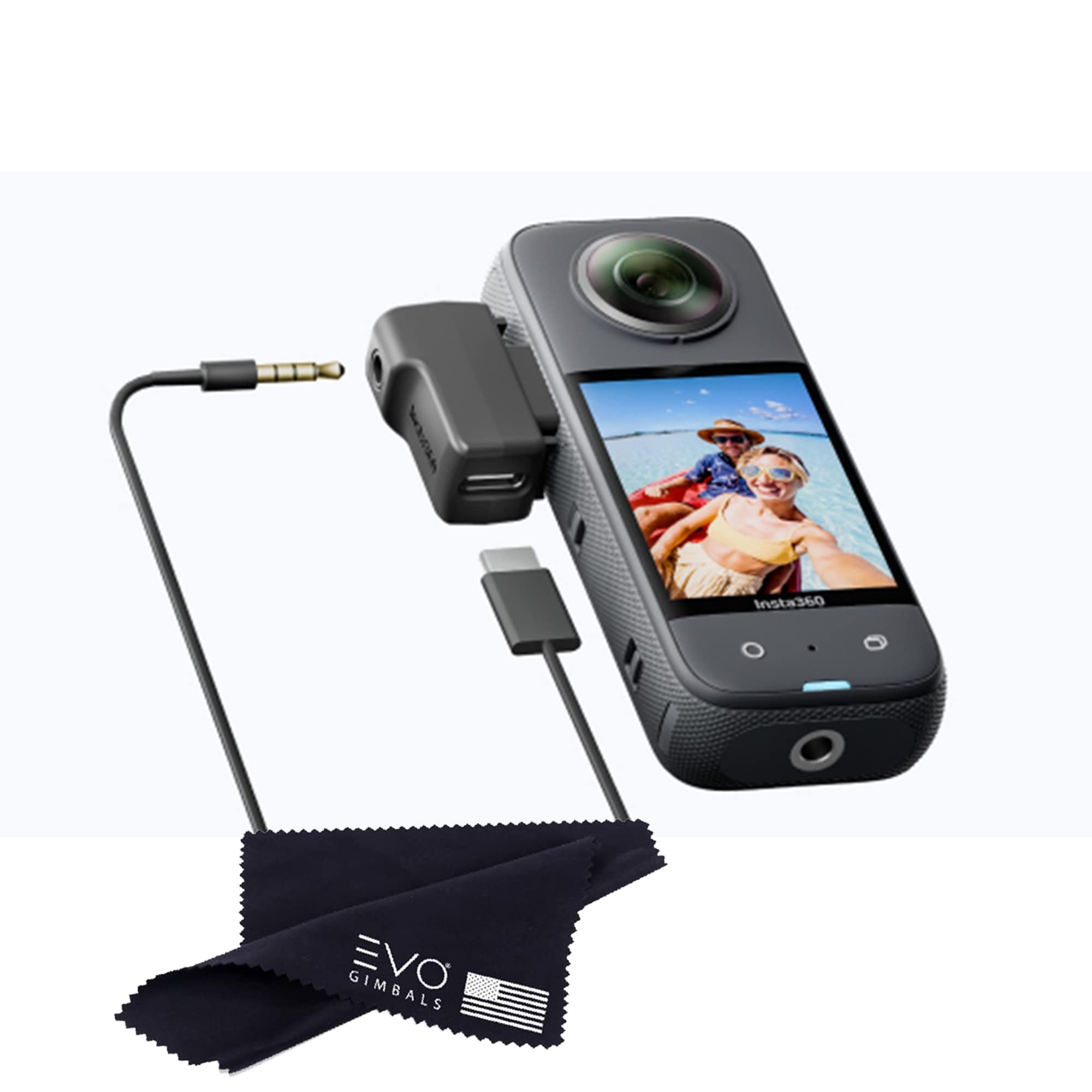 Foto 2 pulgar | Adaptador De Micrófono Insta360 X3 Para Cámara Con Puertos Tipo C Y 3,5 Mm - Venta Internacional.