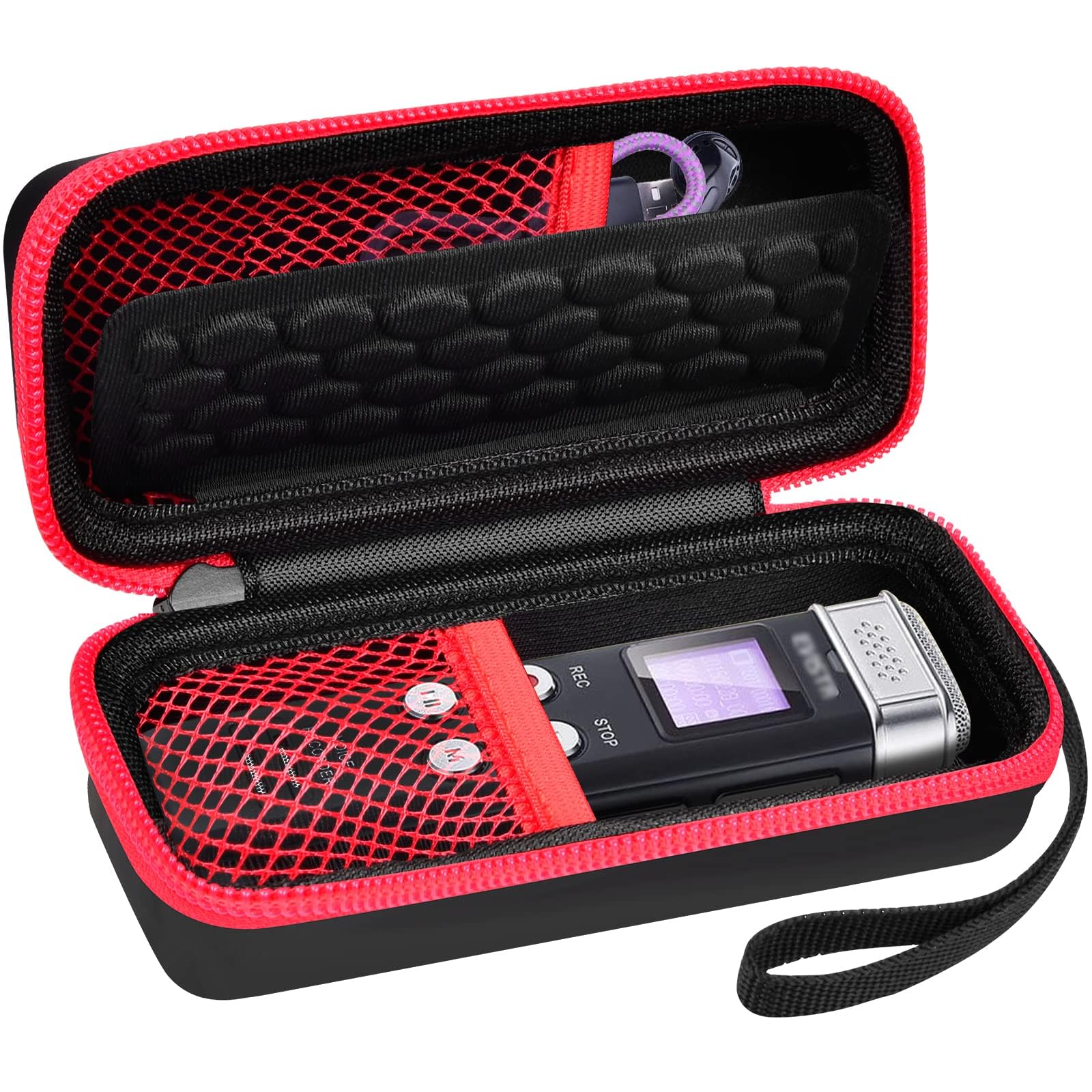 Foto 2 pulgar | Estuche De Transporte Para Grabadora De Voz Digital 136g 128gb - Venta Internacional.