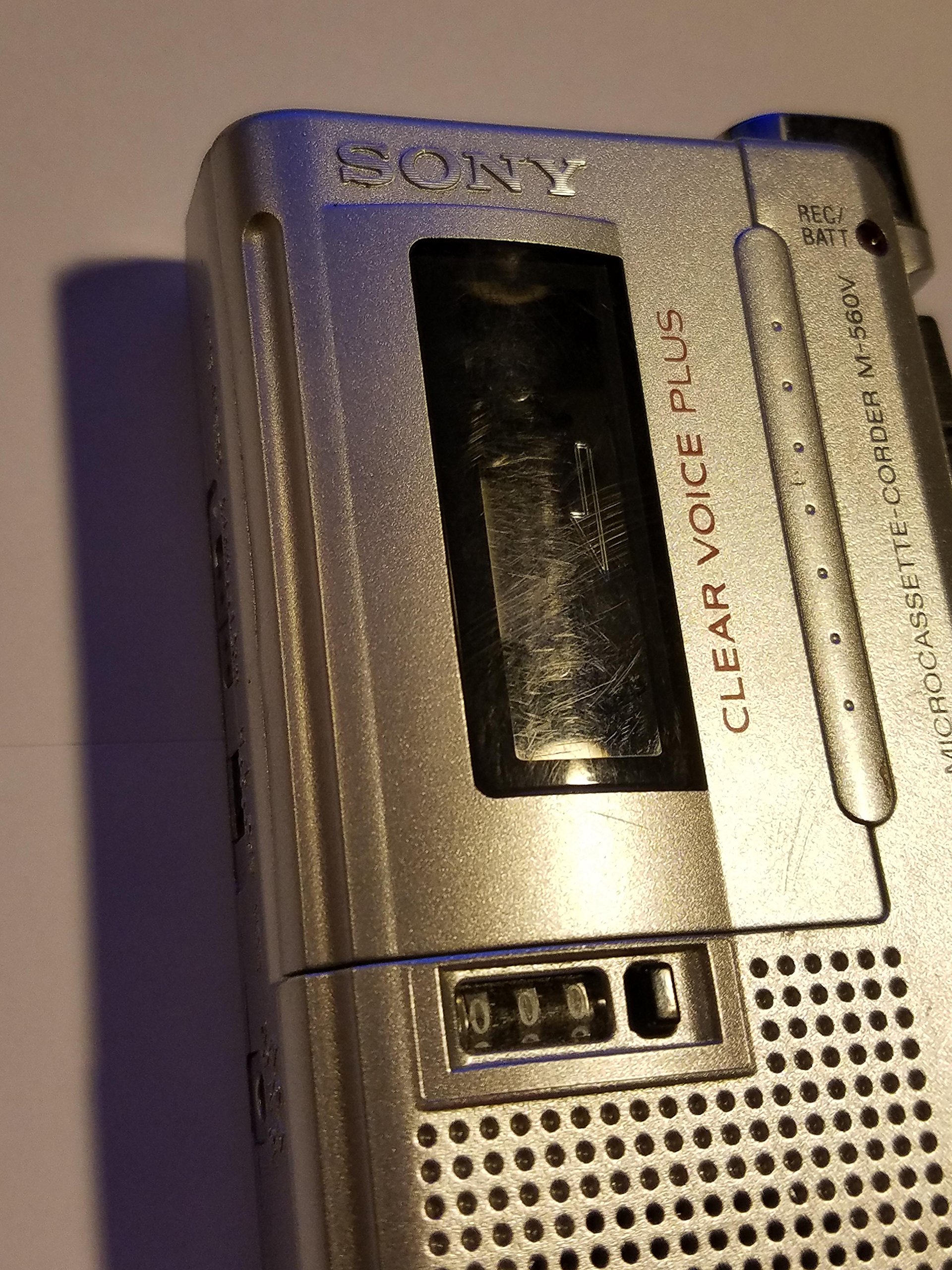 Foto 2 | Grabadora De Microcasetes Grabadora De Voz Portátil Sony M-560v - Venta Internacional.