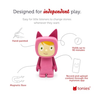 Foto 3 | El Personaje De Audio Creativo Tonies Record 90 Minutos Rosa/claro - Venta Internacional.