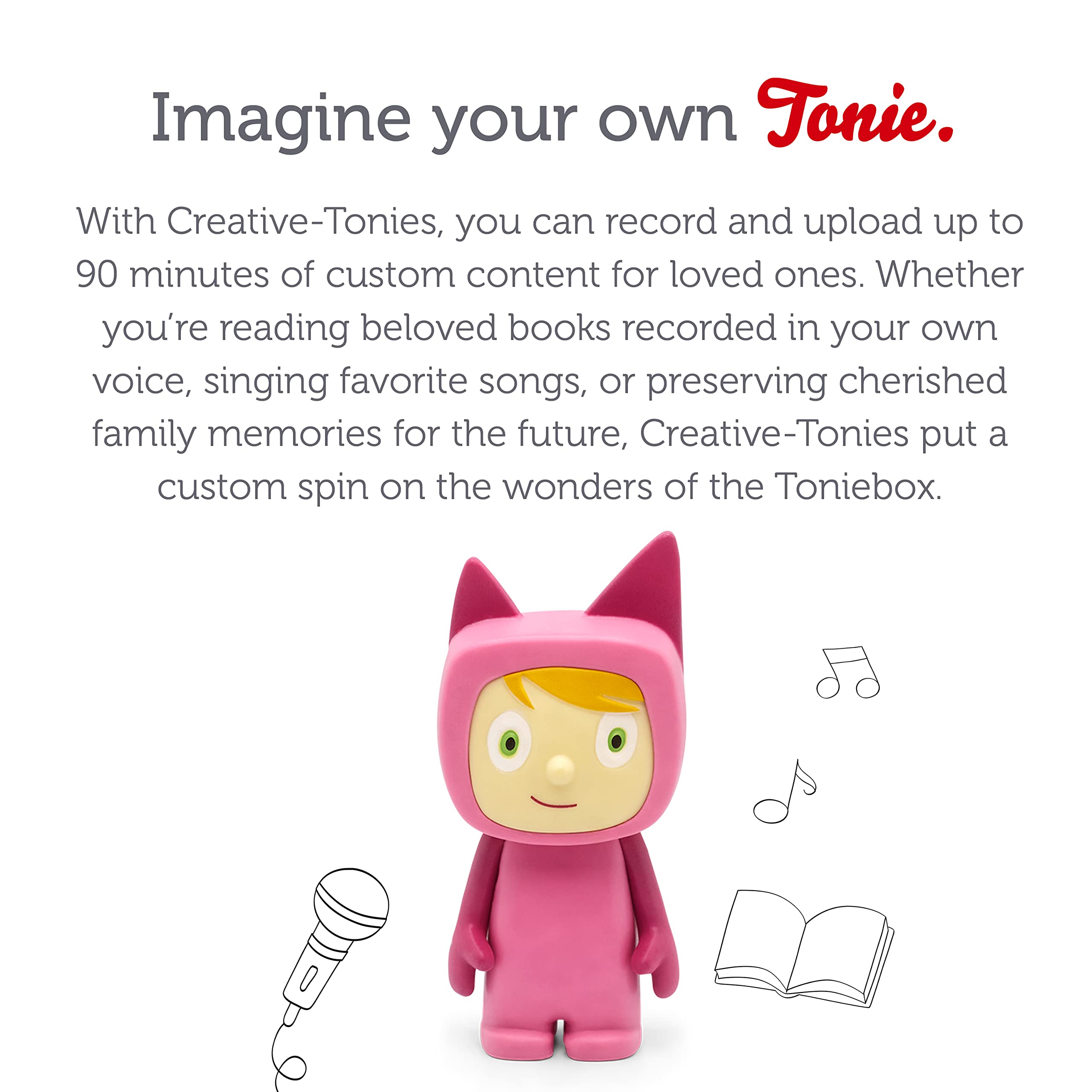Foto 5 pulgar | El Personaje De Audio Creativo Tonies Record 90 Minutos Rosa/claro - Venta Internacional.