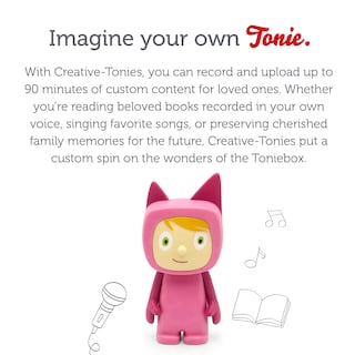 Foto 4 | El Personaje De Audio Creativo Tonies Record 90 Minutos Rosa/claro - Venta Internacional.