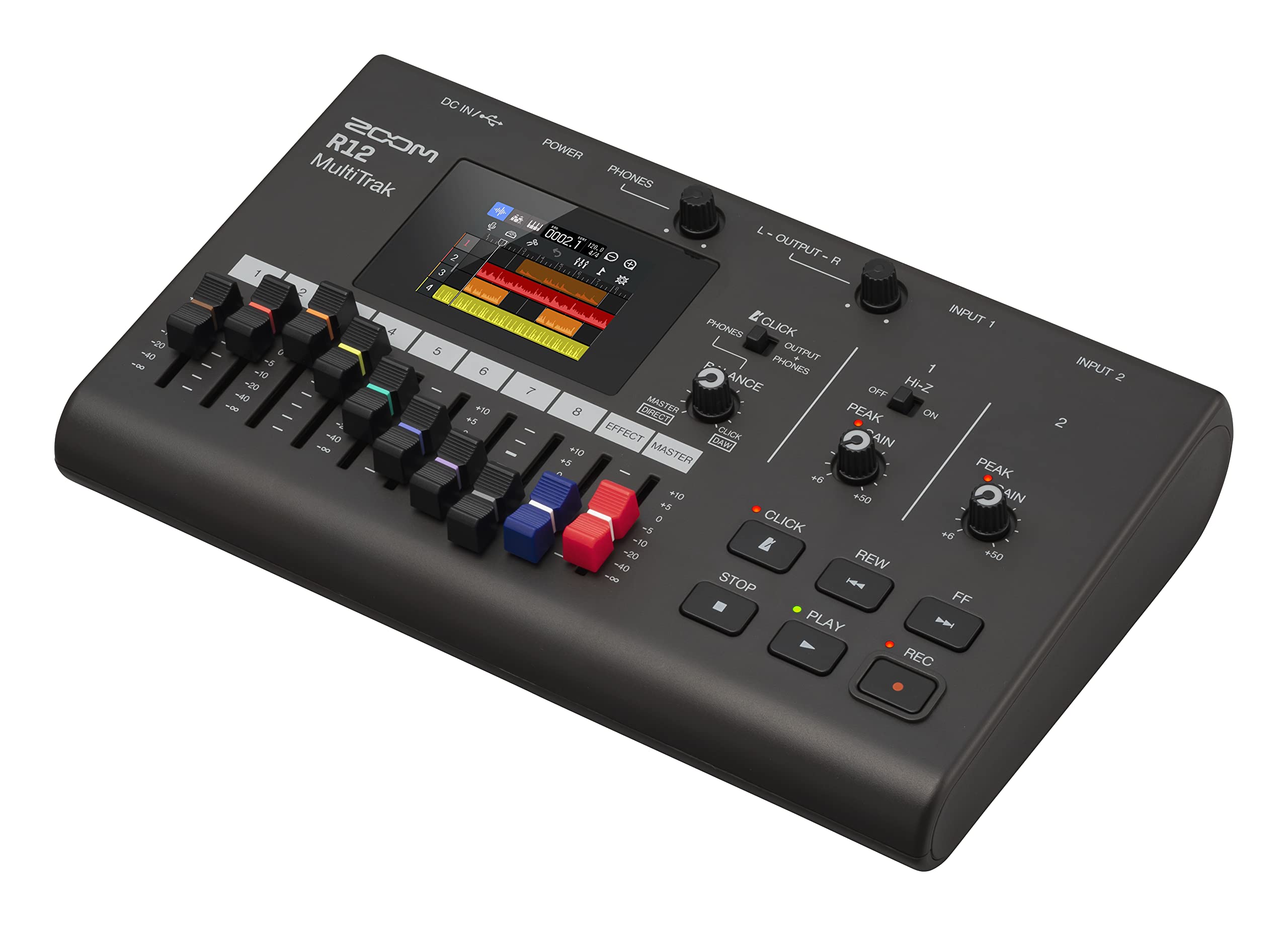 Foto 4 pulgar | Grabador Multipista Zoom R12 Con Pantalla Táctil - Venta Internacional.
