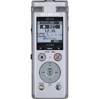 Foto 1 | Grabadora De Voz Olympus Dm-720 De 4 Gb Con Ranura Micro Sd Plateada - Venta Internacional.