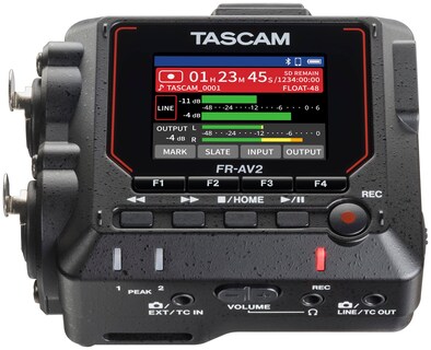Foto 1 | Grabador De Campo Tascam Fr-av2 Compact 32 Bits Float Con Código De Tiempo - Venta Internacional.