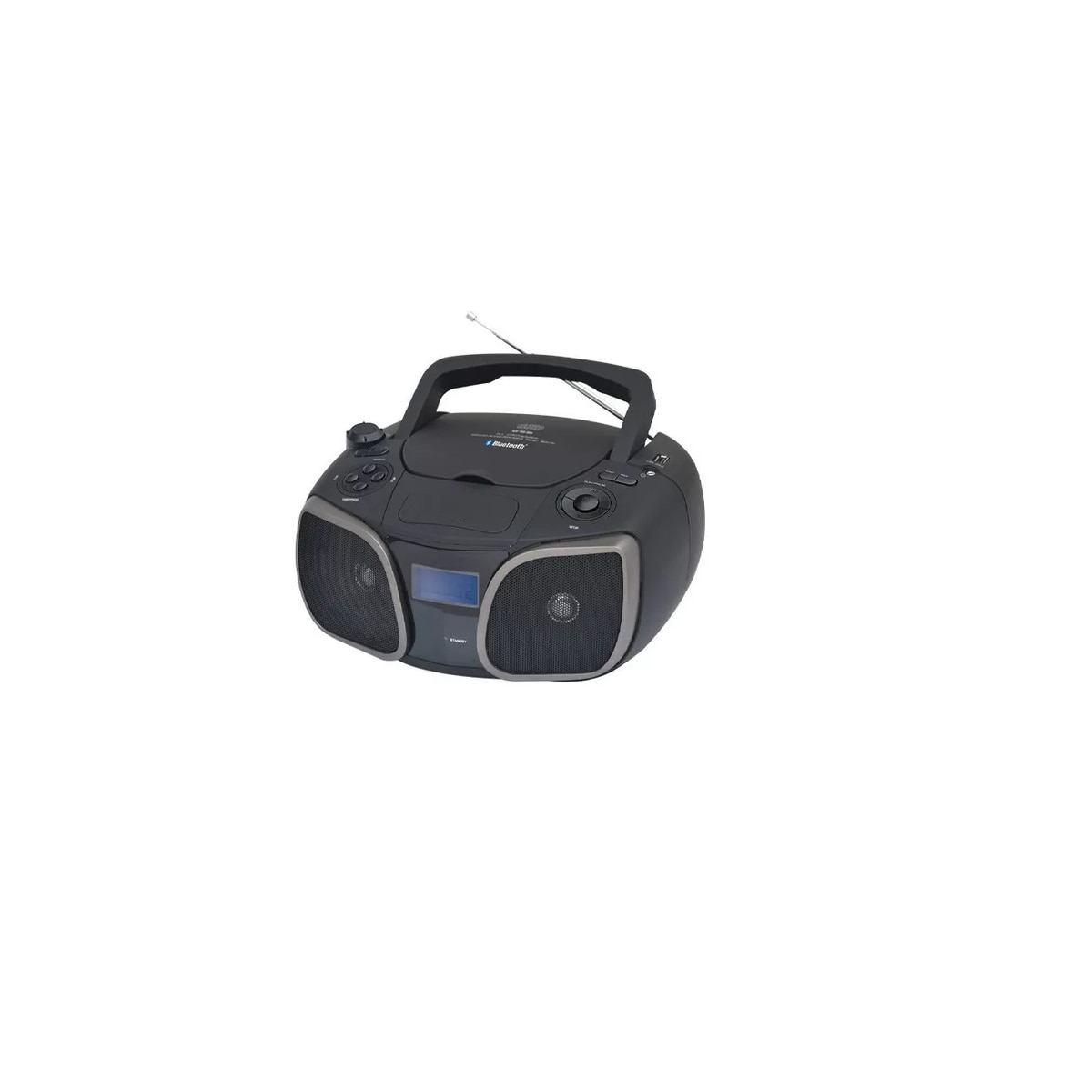 Radiograbadora Bluetooth Radio Fm, Entrada Usb  Eo Safe Imports Esi-12964 Negro $1,729