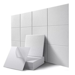 Foto 1 | Set Paneles Acústicos 30x30x1 Cm Absorvente 12 Pzs Eo Safe Imports Esi-14408 Blanco