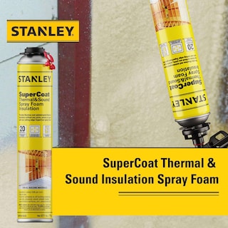 Foto 2 | Aislamiento De Espuma En Aerosol Stanley Supercoat De 800 Ml, Celda Cerrada - Venta Internacional.