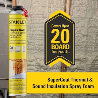 Foto 3 | Aislamiento De Espuma En Aerosol Stanley Supercoat De 800 Ml, Celda Cerrada - Venta Internacional.