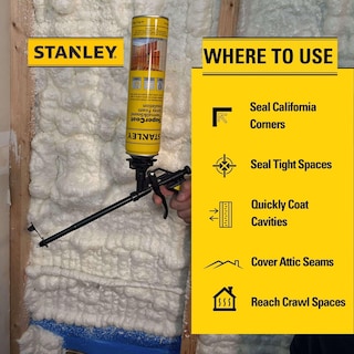 Foto 7 | Aislamiento De Espuma En Aerosol Stanley Supercoat De 800 Ml, Celda Cerrada - Venta Internacional.