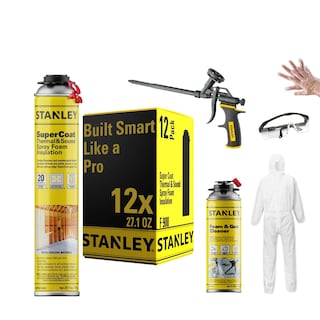 Foto 1 | Kit Aislante De Espuma En Aerosol Stanley Supercoat, 800 Ml, Paquete De 12 - Venta Internacional.