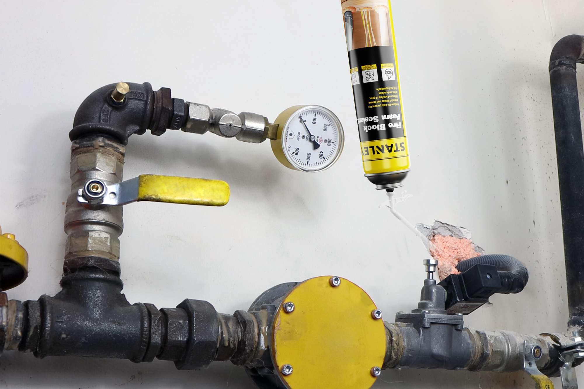Foto 6 | Sellador De Espuma Fire Block Stanley B2, Resistente Al Fuego, 720 Ml, Paquete De 2 - Venta Internacional.
