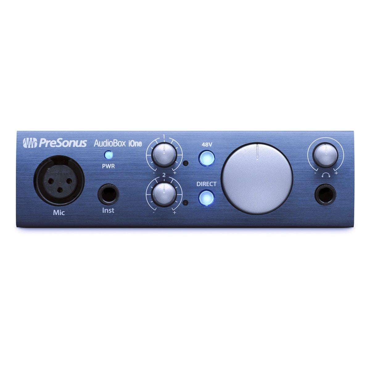 Interfaz de Audio PRESONUS AUDIOBOX IONE Color Azul 2 entradas $3,847