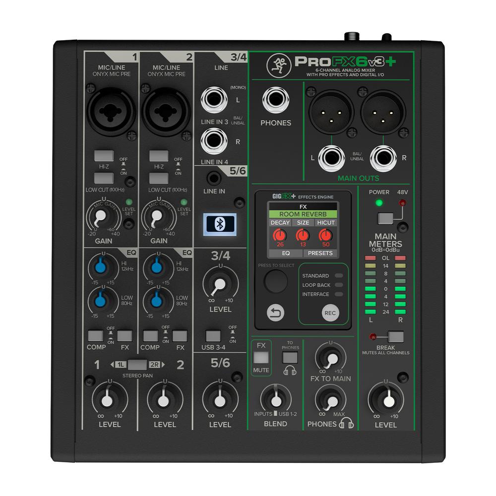 Foto 2 pulgar | Mezcladora Análoga Mackie Profx6v3 con Interfaz