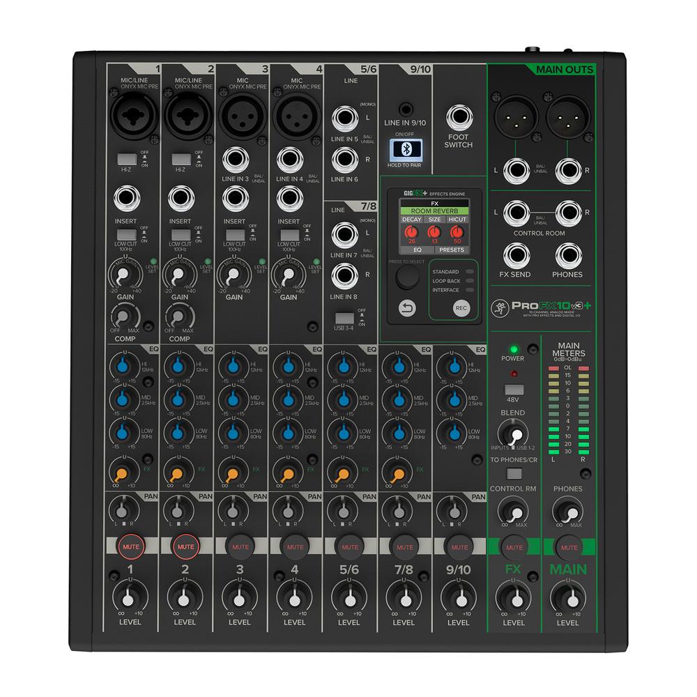 Mezcladora Análoga Mackie Profx10v3 con Interfaz $9,680
