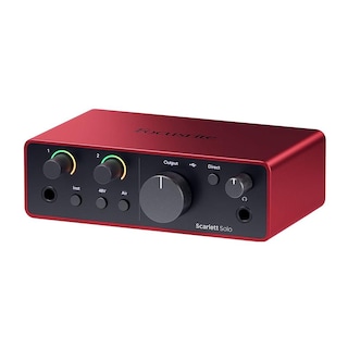 Foto 3 | Interfaz De Audio Focusrite Scarlett Solo (4th Gen) Rojo 2x2