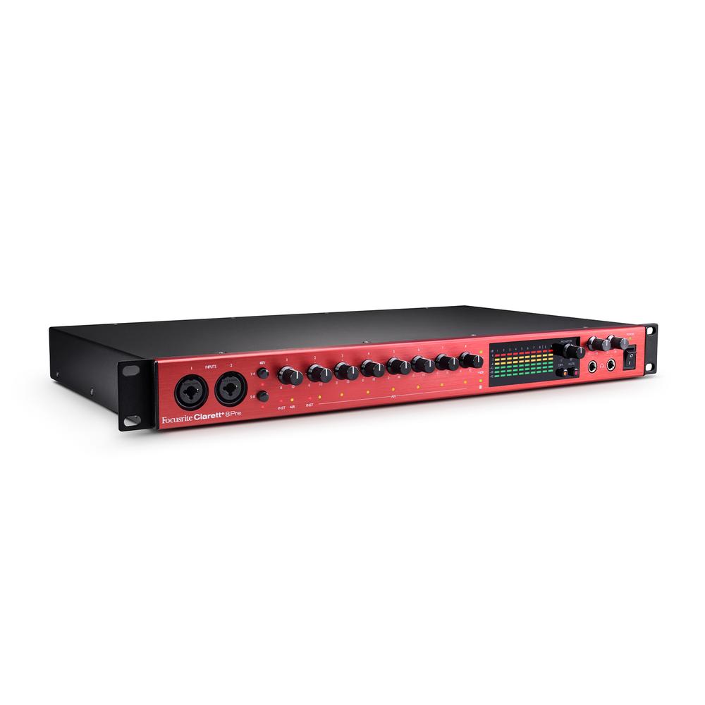 Foto 3 pulgar | Interfaz De Audio 18-in/20-out Focusrite Clarettplus 8pre Color Rojo Usb 2.0