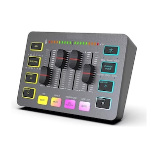 Foto 1 | Mezcladora Ampligame Fifine Sc3 2 Salidas 3 Entradas usb-c/4 Eo Safe Imports Esi-16649 Gris