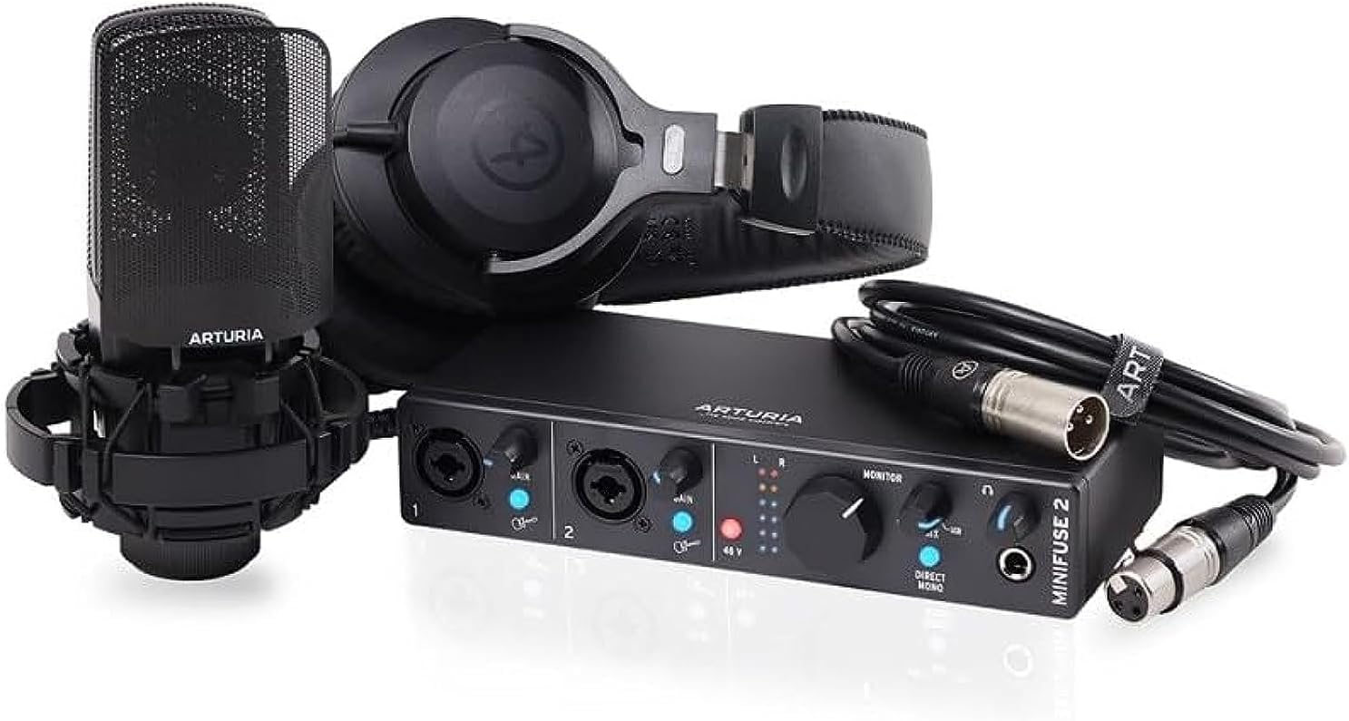Foto 1 | Interfaz De Audio Arturia Minifuse Recording Pack Color Negro
