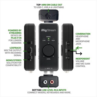 Foto 2 | Interfaz De Audio Ik Multimedia Irig Stream Para Iphone, Ipad, Mac - Venta Internacional.