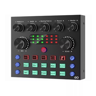 Foto 1 | Mezcladora Audio De Audio Con Tarjeta De Sonido Podcast Eo Safe Imports Esi-4623 Negro