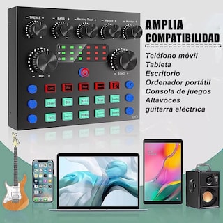 Foto 3 | Mezcladora Audio De Audio Con Tarjeta De Sonido Podcast Eo Safe Imports Esi-4623 Negro