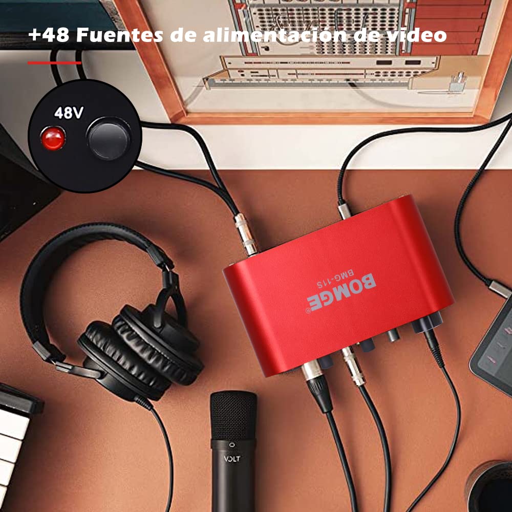 Foto 3 pulgar | Bomge Bmg11s Interfaz Audio Usb 24bit/196khz: Grabación/streaming