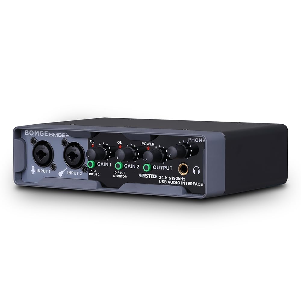 Bomge Interfaz Audio Usb 24bit/192khz: Grabación/streaming
