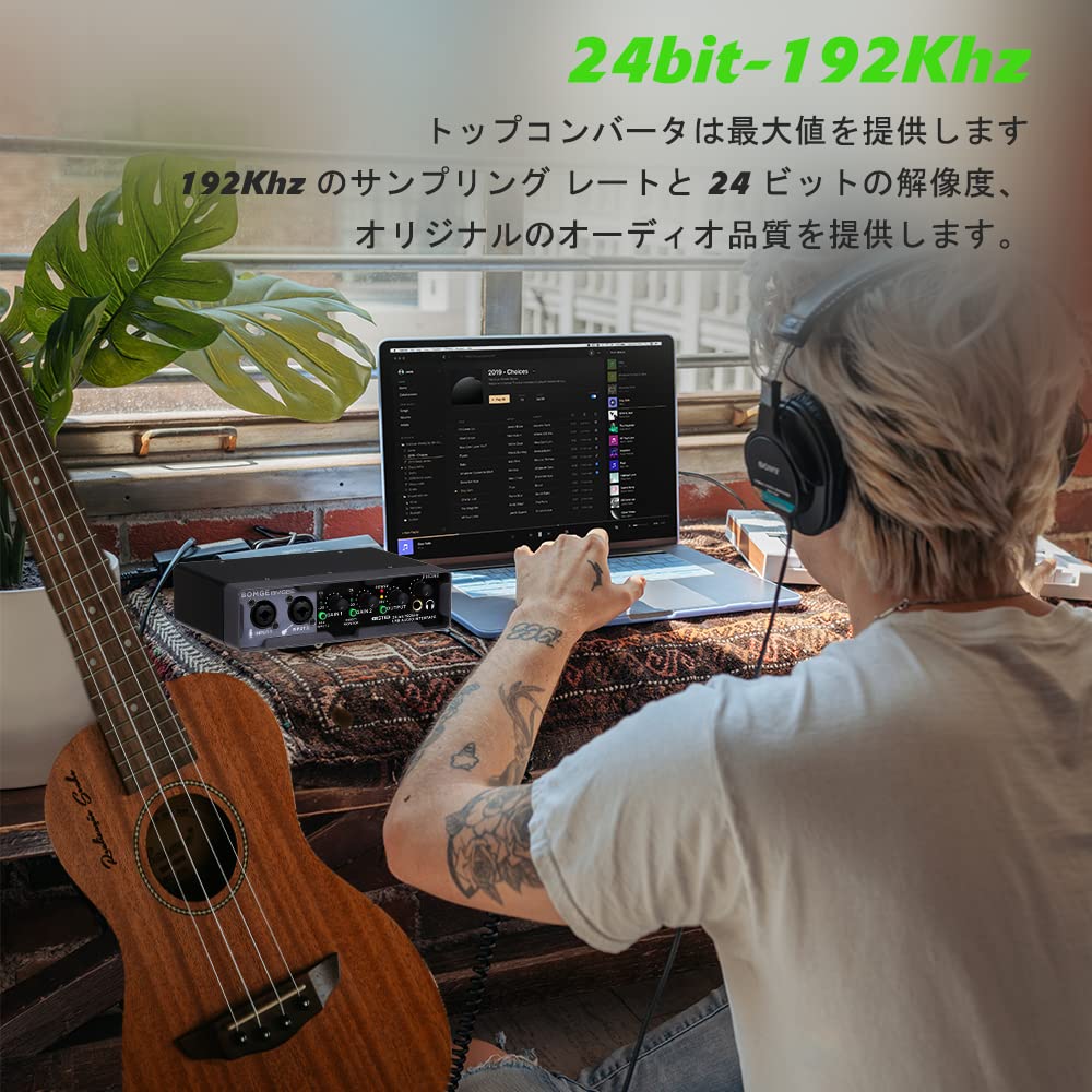 Foto 4 | Bomge Interfaz Audio Usb 24bit/192khz: Grabación/streaming