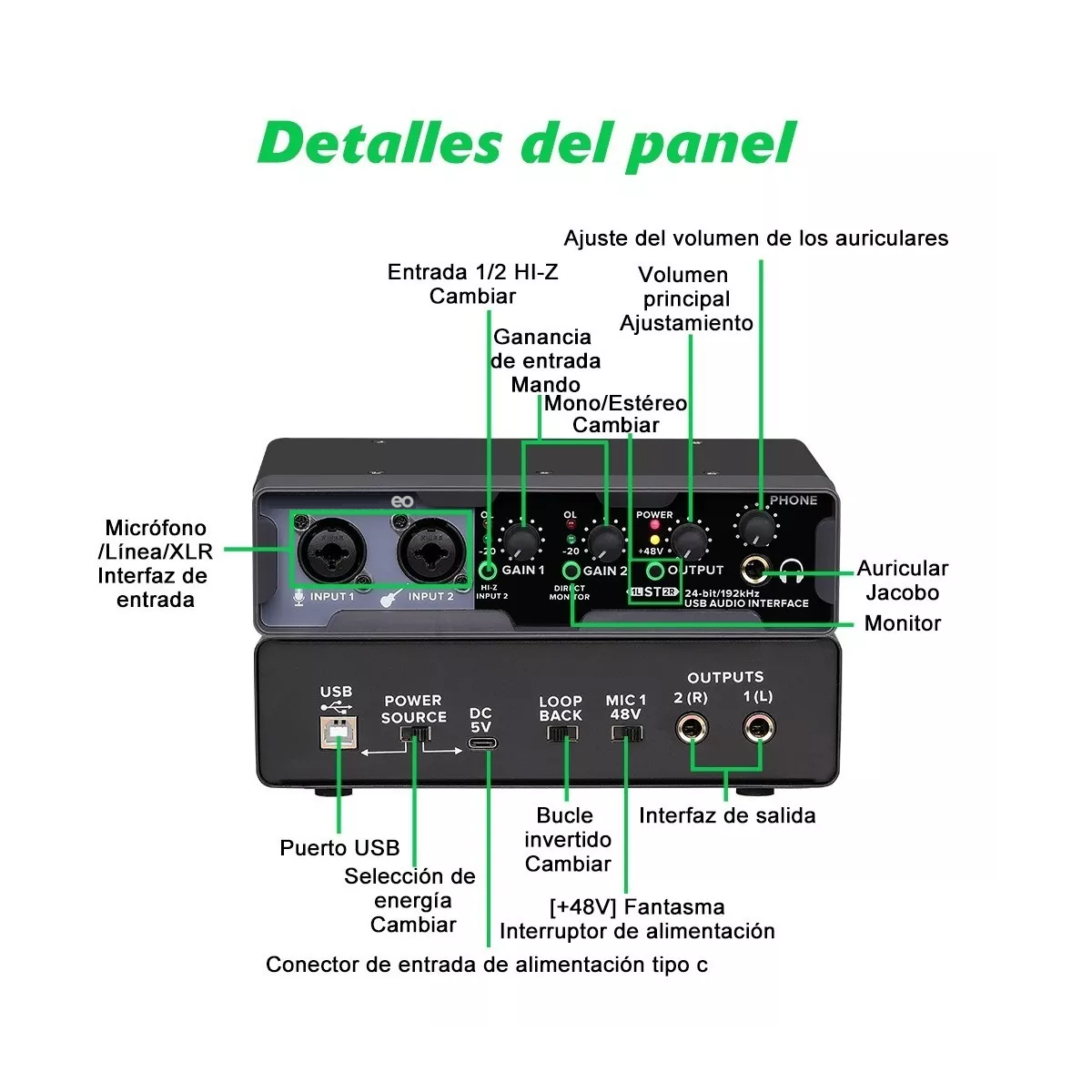 Foto 3 pulgar | Interfaz De Audio Usb Active Eo Safe Imports Esi-6416-1 Negro