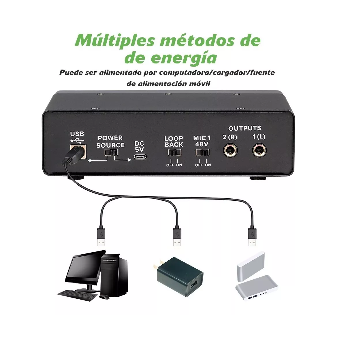 Foto 4 pulgar | Interfaz De Audio Usb Active Eo Safe Imports Esi-6416-1 Negro