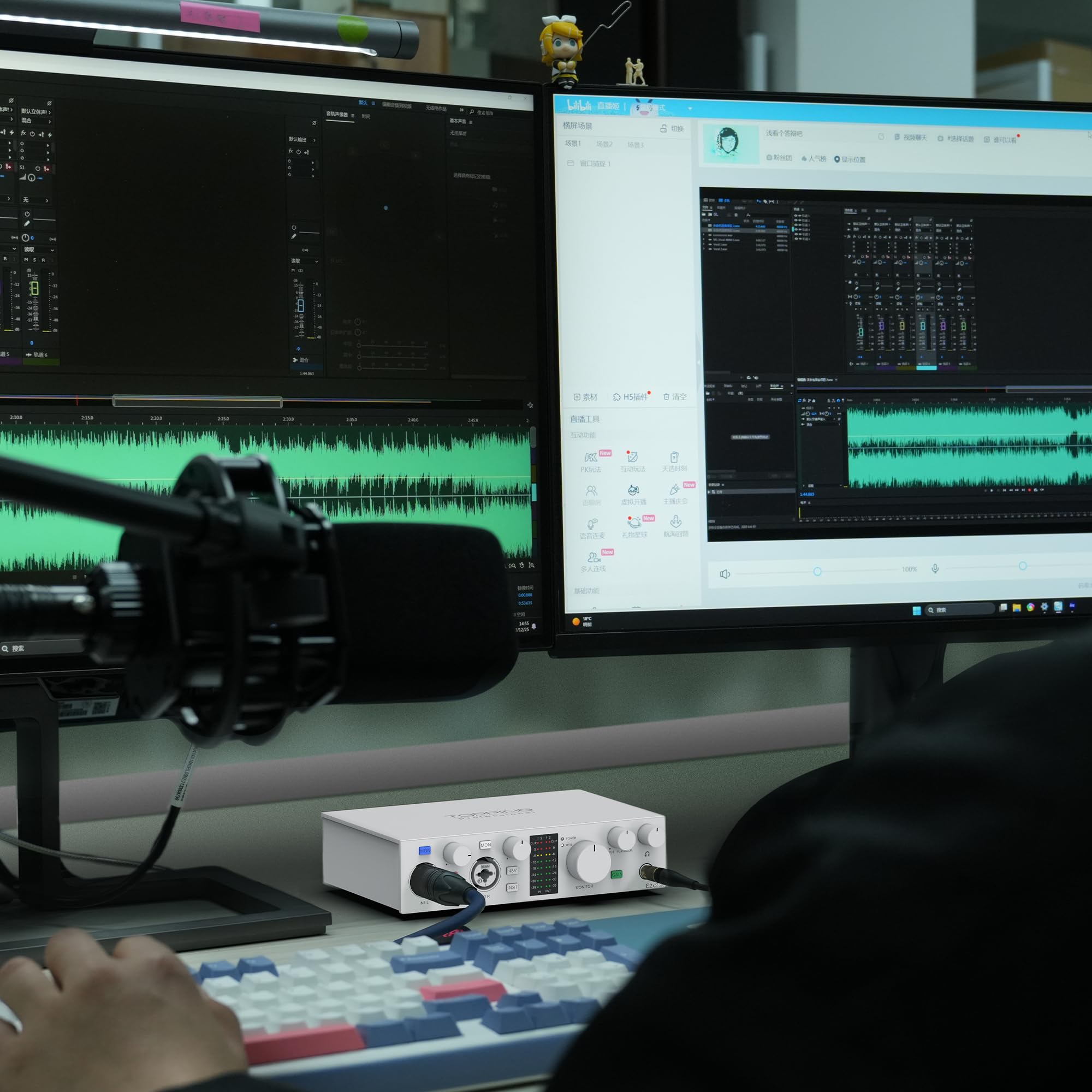 Foto 5 | Interfaz De Audio Usb Topping E2x2 Otg Con Preamplificador Ultralineal - Venta Internacional.