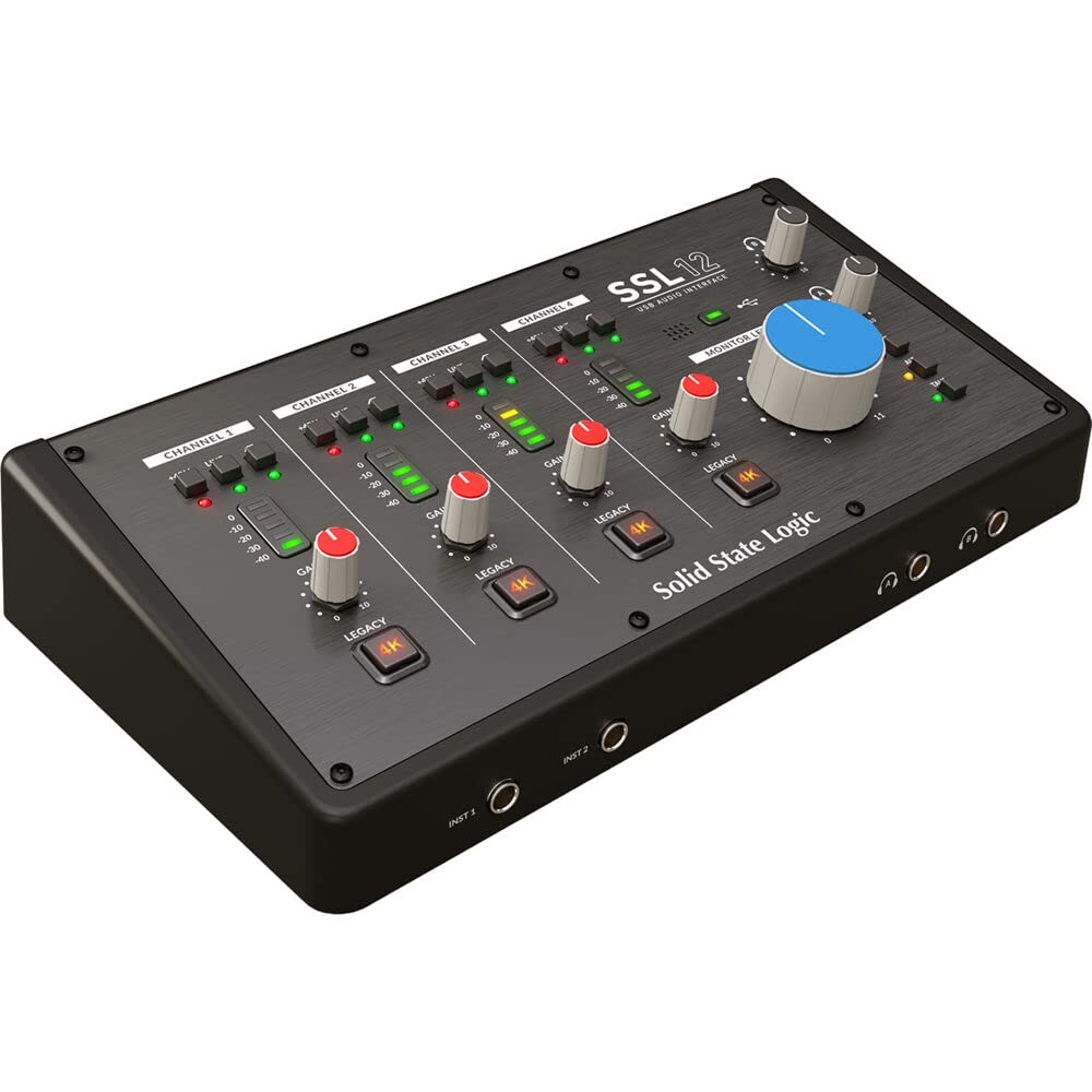Interfaz De Audio Usb Solid State Logic Ssl 12 12 Entradas 8 Salidas - Venta Internacional.
