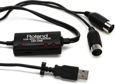 Foto 1 | Cable Midi Roland Um-one-mk2 De Una Entrada Y Dos Salidas Para Mac/windows/ios - Venta Internacional.