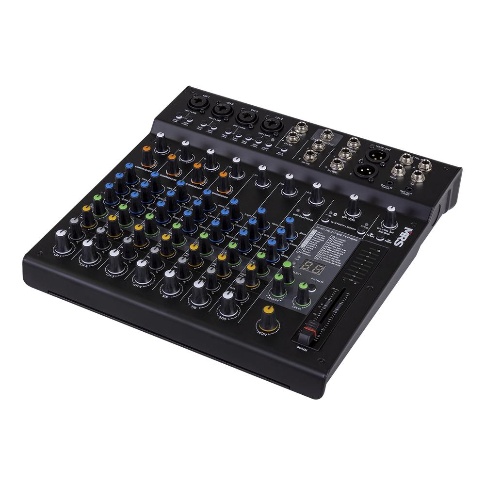 Foto 5 pulgar | Mezcladora De 12 Canales Morrison Mrs12-mix Color Negro Con Dsp Y Bluetooth