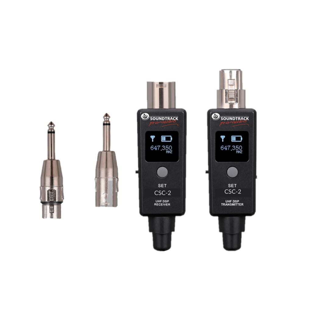 Transmisor y Receptor Soundtrack Csc-2 Inalámbricos Uhf para Guitarra y Bajo