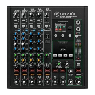 Foto 1 | Mezcladora Análoga Premium 8 Canales Mackie Onyx8 Color Negro Usb