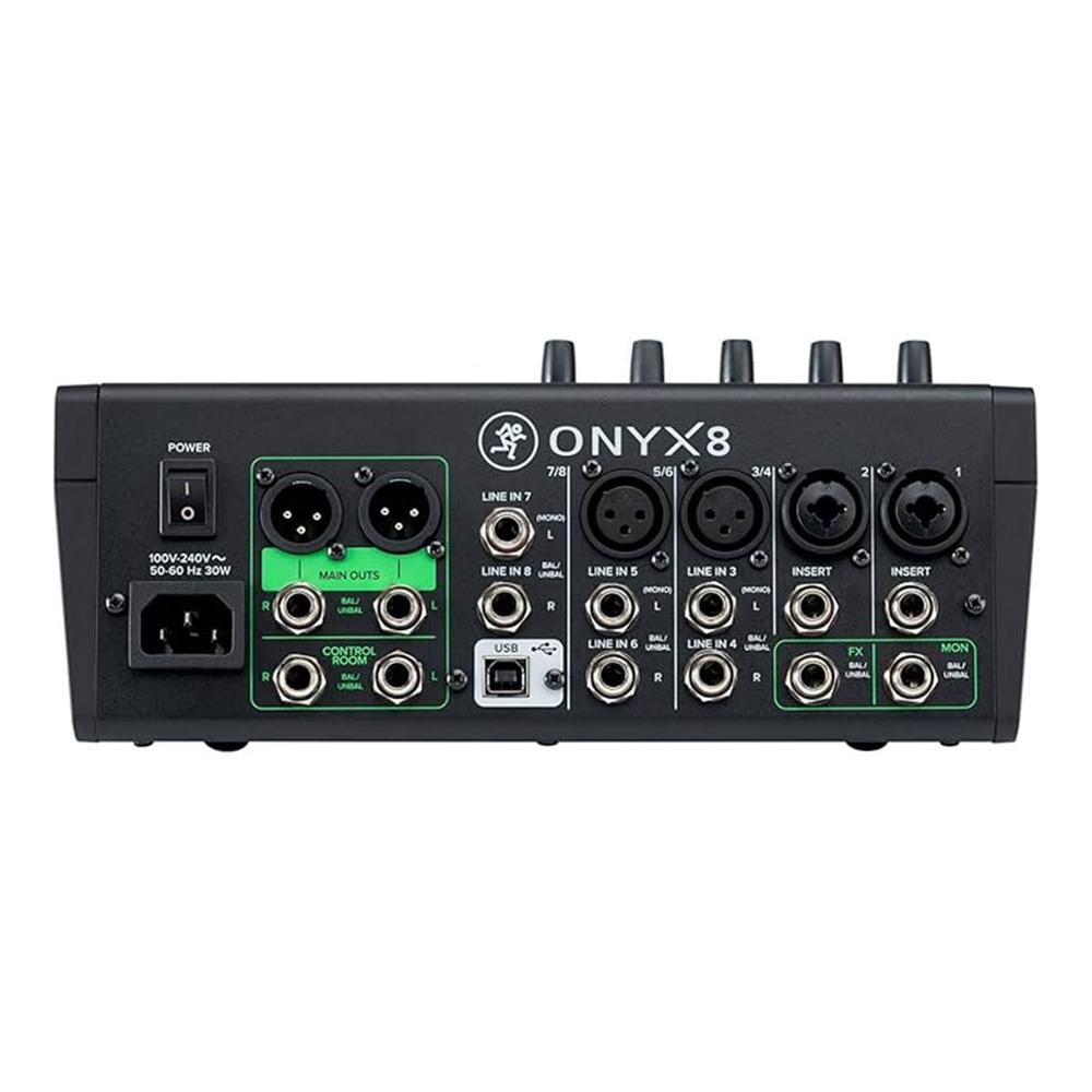 Foto 4 pulgar | Mezcladora Análoga Premium 8 Canales Mackie Onyx8 Color Negro Usb
