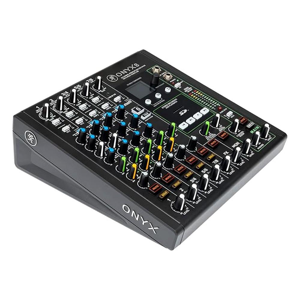 Foto 5 pulgar | Mezcladora Análoga Premium 8 Canales Mackie Onyx8 Color Negro Usb