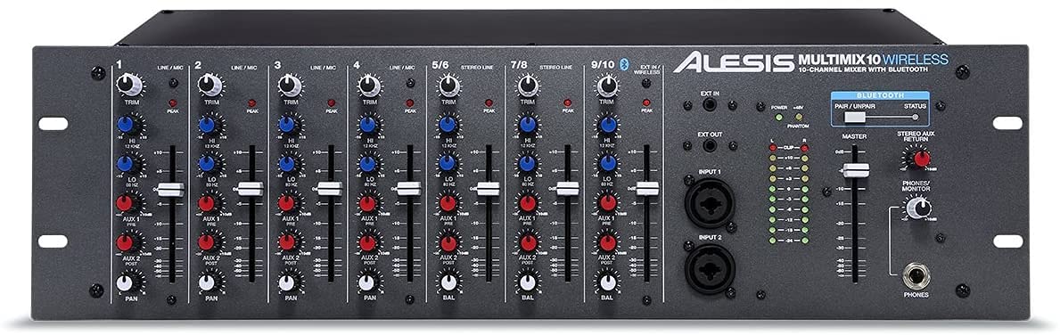Foto 3 pulgar | Mezclador De Audio Alesis Multimix 10 Inalámbrico De 10 Canales Para Montaje En Rack - Venta Internacional.