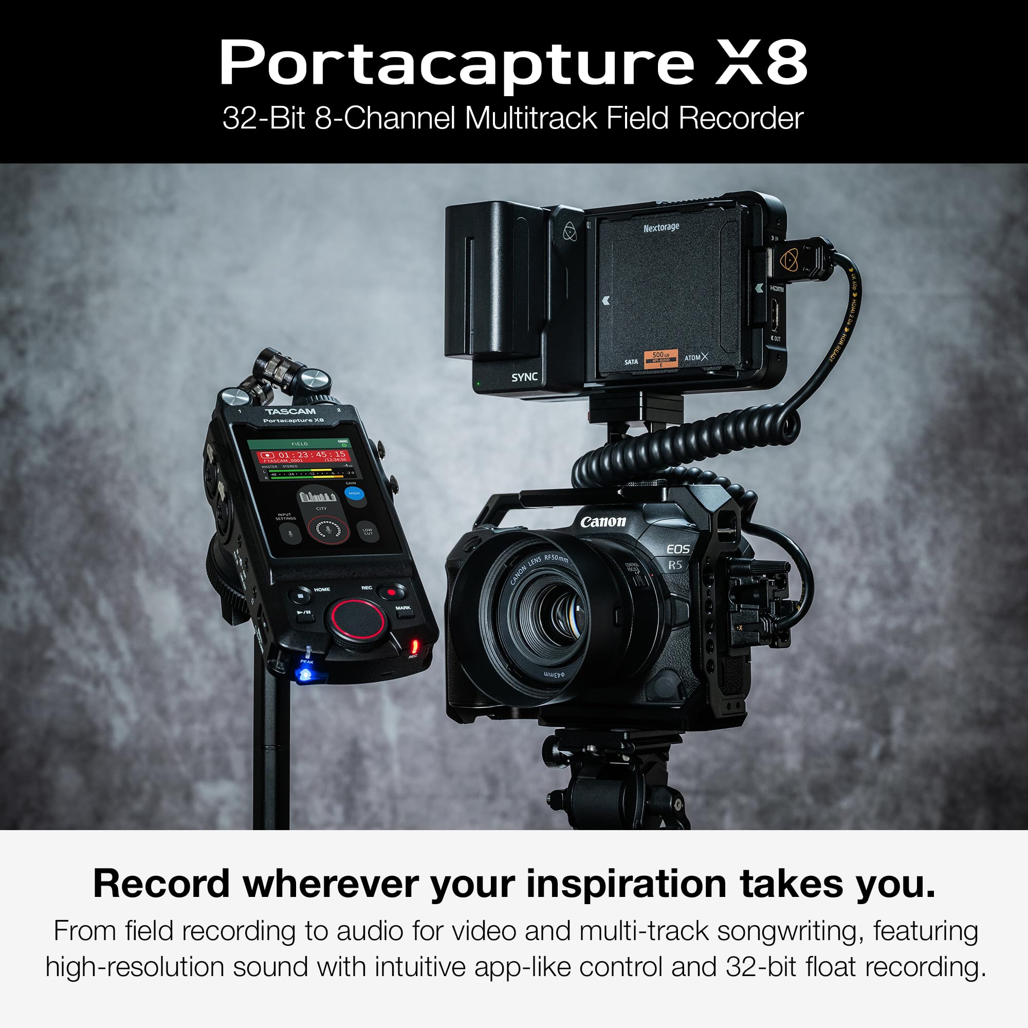 Foto 3 pulgar | Grabador Multipista Tascam Portacapture X8 32-bit Float - Venta Internacional.