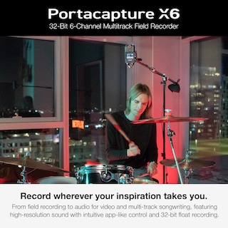 Foto 2 | Grabador De Audio Portátil Tascam Portacapture X6 32-bit Float - Venta Internacional.