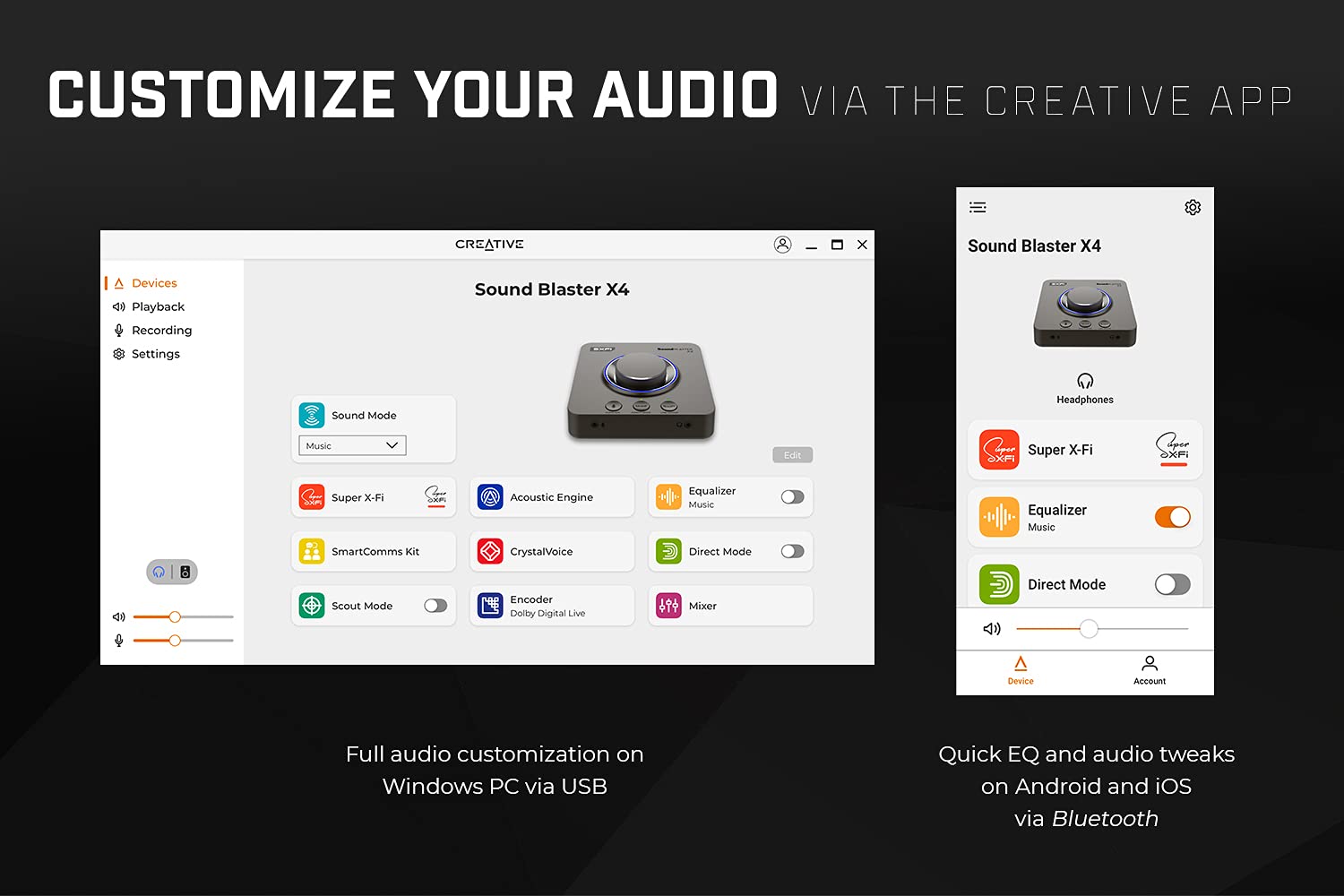 Foto 8 pulgar | Amplificador Dac Usb Externo Sound Blaster X4 Con Super X-fi 7.1 - Venta Internacional.