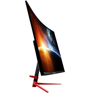 Foto 2 | Monitor Gamer Curvo 27 Balam Rush Ultra Earth Mtx27c 1ms 165hz Full Hd Tft Lcd Led Hdmi Br-932448 color Negro