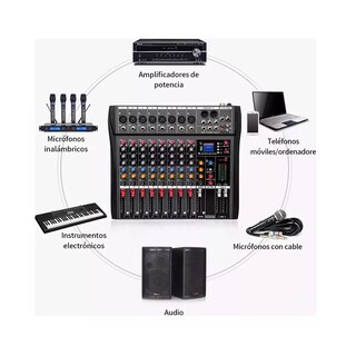 Foto 2 | Consola De Mezcla Ct-80s 100v/240v Eo Safe Imports Esi-14404 Negro