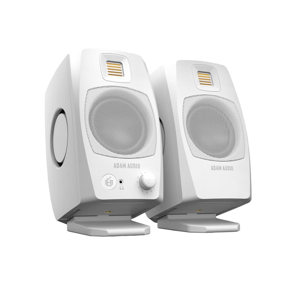 Par De Monitores De Escritorio 3.5” Adam Audio D3v White Color Blanco