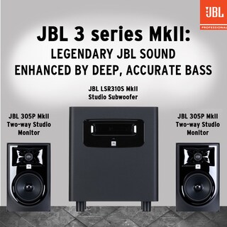 Foto 7 | Altavoz Para Monitor Jbl Professional 305p Mkii De 5 Pulgadas Y 2 Vías, Negro - Venta Internacional.